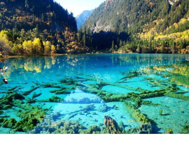 Valle de Jiuzhaigou, China