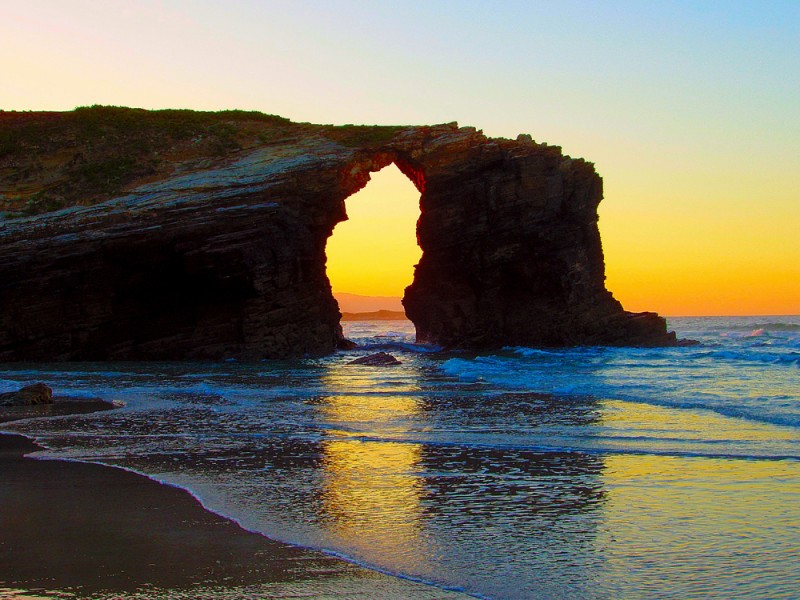 Playa de las Catedrales, Ribadeo (España).