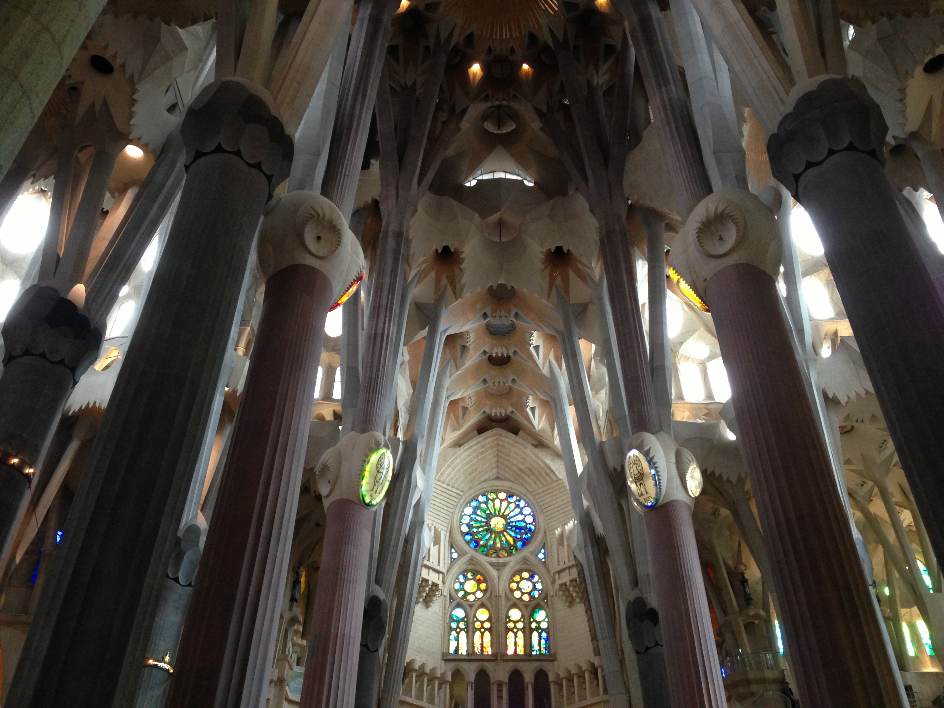 Interior de La Sagrada Familia