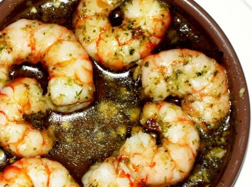 Gambas al ajillo