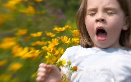 Reacciones alérgicas de los niños