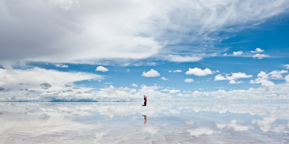 El salar de Uyuni, un paraíso en Bolivia