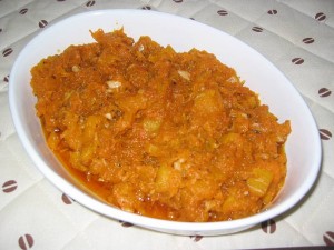 Calabaza frita