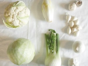 Verduras blancas, sus beneficios