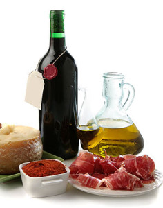 Dieta del vino y el jamón