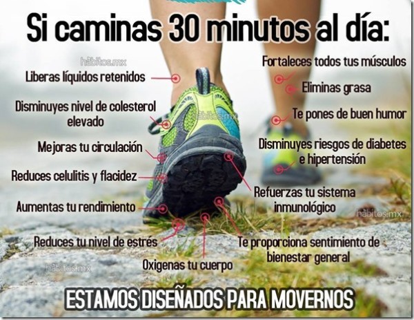 Beneficios de caminar