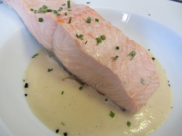 Salmón al cava