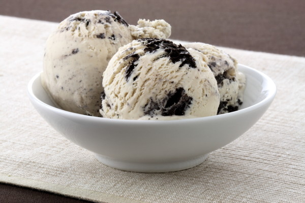 Helado de oreo