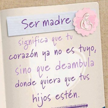 Frases para el día de la madre